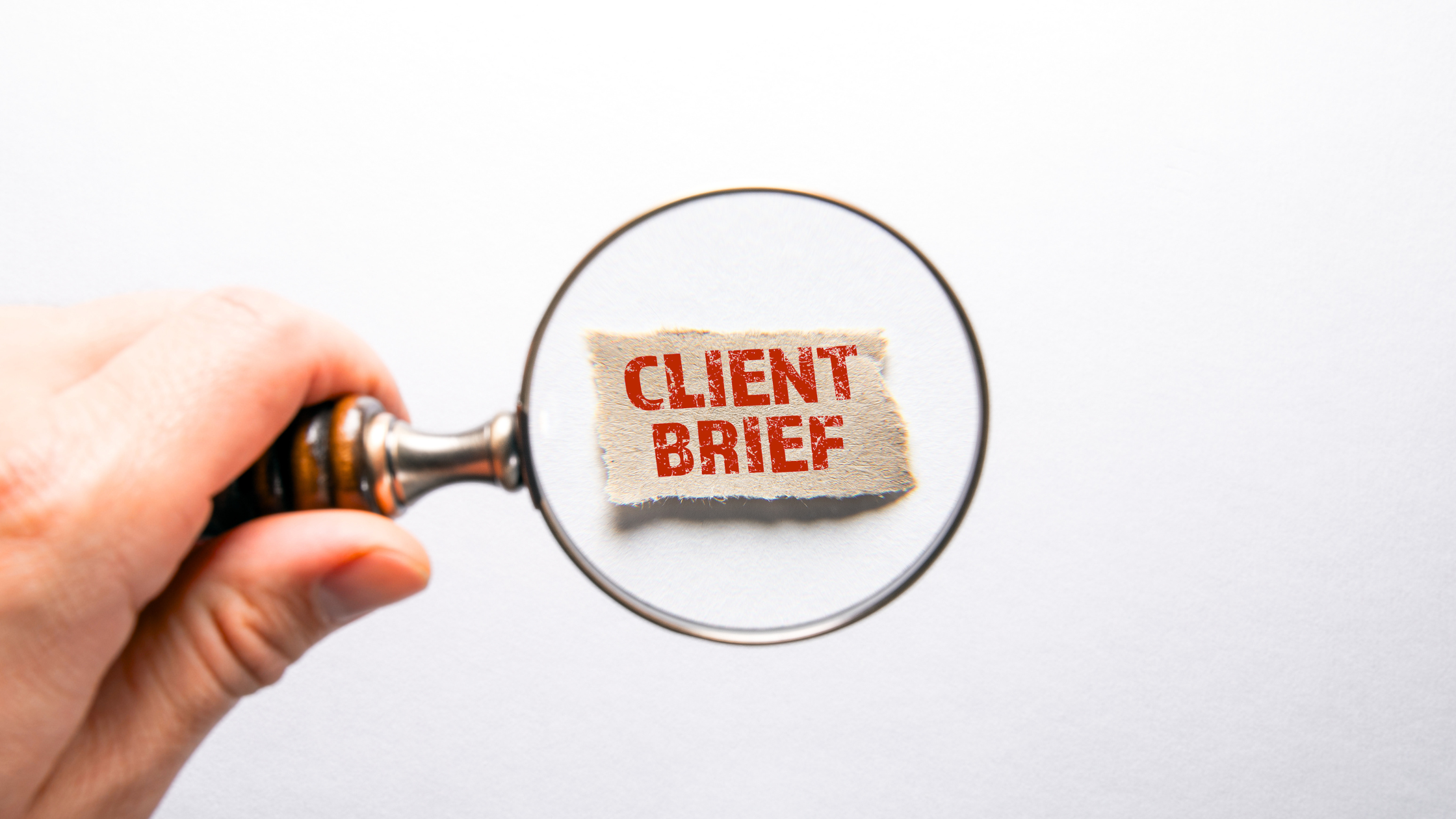 Briefing a market research agency